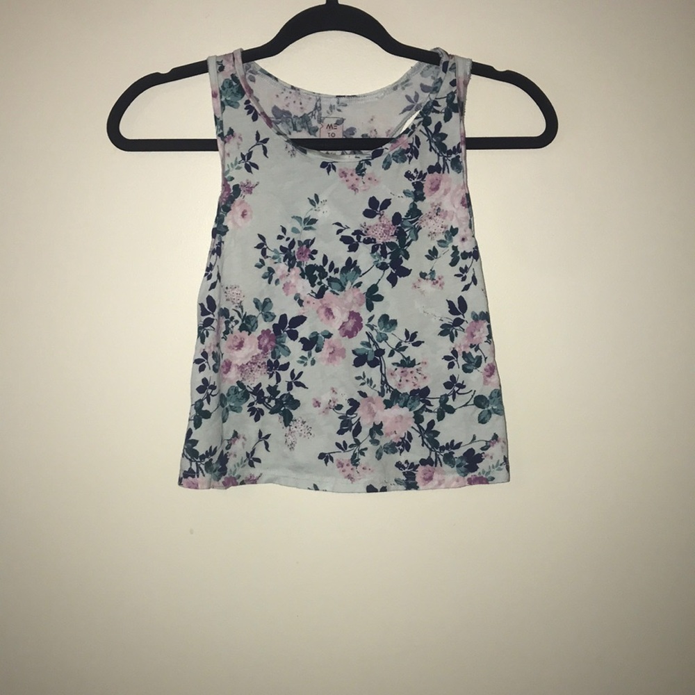 Floral tank top